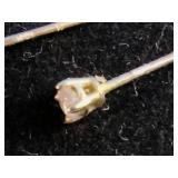 10K Yellow Gold 1/4 ct tw Round Diamond Solitaire Stud Earrings