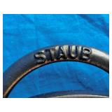 Staub # 26 Cast Iron 10 inch Pure Grill - Turquoise