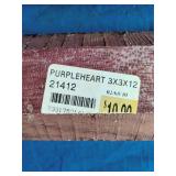 2 Exotic Turning Wood Blanks 3" x 3" x 12"