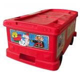 Vintage Lego Fire Truck Duplo and Lego Pieces