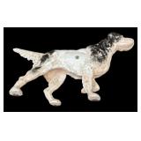 Vintage Black and Cast Iron White Dog