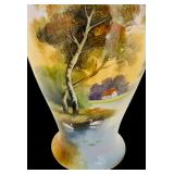 Beautiful Vintage Japanese Scenic Noritake Vase