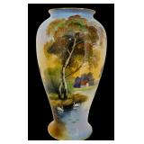 Beautiful Vintage Japanese Scenic Noritake Vase