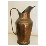 Vintage Large 15" Copper Pitcher