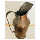 Vintage Large 15" Copper Pitcher