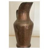 Vintage Large 15" Copper Pitcher