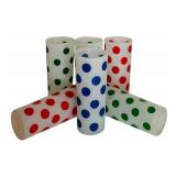 Set of Six Vintage Anchor Hocking Frosted Dots Tumblers