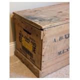 Vintage New England Wooden Egg Crate