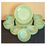Vintage Fire King Jadeite Dish Set
