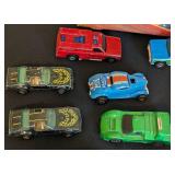 Vintage Hot Wheels Die Cast Toy Cars and Carrying Case