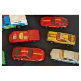 Vintage Hot Wheels Die Cast Toy Cars and Carrying Case