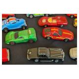 Vintage Hot Wheels Die Cast Toy Cars and Carrying Case