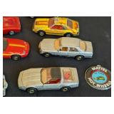 Vintage Hot Wheels Die Cast Toy Cars and Carrying Case