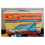 Vintage Hot Wheels Die Cast Toy Cars and Carrying Case