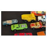 Vintage Hot Wheels Die Cast Toy Cars and Carrying Case