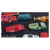 Vintage Hot Wheels Die Cast Toy Cars and Carrying Case