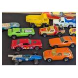 Vintage Hot Wheels Die Cast Toy Cars and Carrying Case