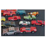 Vintage Hot Wheels Die Cast Toy Cars and Carrying Case