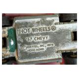 Vintage Hot Wheels Die Cast Toy Cars and Carrying Case