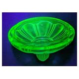 (3) Anchor Hocking Small Uranium Glass Dishes