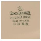 Vintage Homer Laughlin Virginia Rose Dish Set