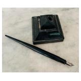 Vintage Collectables including Two Wooden Boxes, Black Fountain Pen, WW1 Army 1916 Bacon Tin and More!