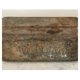 Vintage Collectables including Two Wooden Boxes, Black Fountain Pen, WW1 Army 1916 Bacon Tin and More!