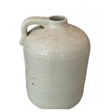 Vintage Fine Porcelain Gold and White Vase from Japan and White Pottery Jug