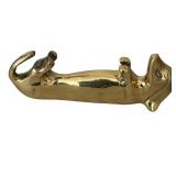 Mid-Century Dachshund Bottle Opener, Ronson Basset Hound Lighter, Vintage Brass Turtle Trivet Footed Pot Stand Mid Century and More!