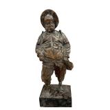 Hand-Carved Wooden Figurine Sancho Panza Ouro Artensia Don Quixote Spanish Peasant, Wood Butter Mold & More!