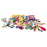 Hours of Fun! Large Lot of Play Food, Cash Register, Baskets, Toaster and Blender
