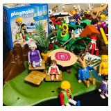 Large Lot of Playmobil People and Accessories