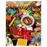 Large Lot of Playmobil People and Accessories