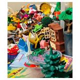 Large Lot of Playmobil People and Accessories