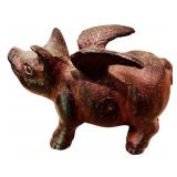 Cast Iron Winged Flying Pig Figurine Paperweight Statue, Cast Iron Dachshund Boot Scraper and More!
