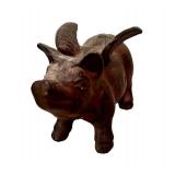 Cast Iron Winged Flying Pig Figurine Paperweight Statue, Cast Iron Dachshund Boot Scraper and More!