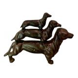 Cast Iron Winged Flying Pig Figurine Paperweight Statue, Cast Iron Dachshund Boot Scraper and More!