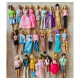 Variety of Barbie Dolls