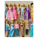 Variety of Barbie Dolls