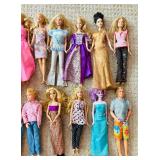 Variety of Barbie Dolls