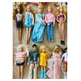 Variety of Barbie Dolls