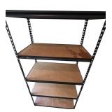 Five Shelf Metal Storage Shelving Unit