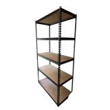 Five Shelf Metal Storage Shelving Unit