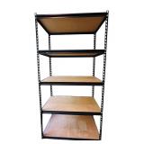Five Shelf Metal Storage Shelving Unit