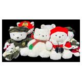 Vintage Collectable Santa Bears