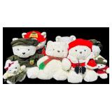 Vintage Collectable Santa Bears