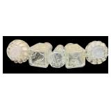 Vintage Glass and Crystal Items including Salt & Pepper Shakers, Trinkets and More