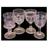 Beautiful Vintage Crystal and Glass Items including Cordial Glasses, Wine Stoppers, Candle Holder and More