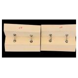 Lot of New Cufflinks in Multiple Styles and Vintage Porcelain Thimbles from BBG Bing & Grondahl Copenhagen (Necklace)