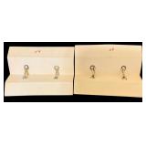 Lot of New Cufflinks in Multiple Styles and Vintage Porcelain Thimbles from BBG Bing & Grondahl Copenhagen (Necklace)